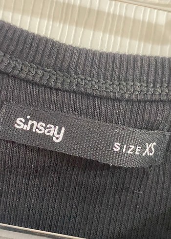 xs Beden Siyah Kalın Askılı Crop