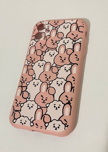 BT21 Baskılı Pembe Iphone 11 Kılıf