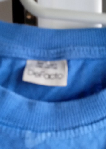 Mavi Bağlama Desenli Tişörtü - Görsel 2