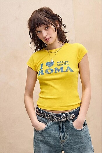 Bershka Basic baby tee