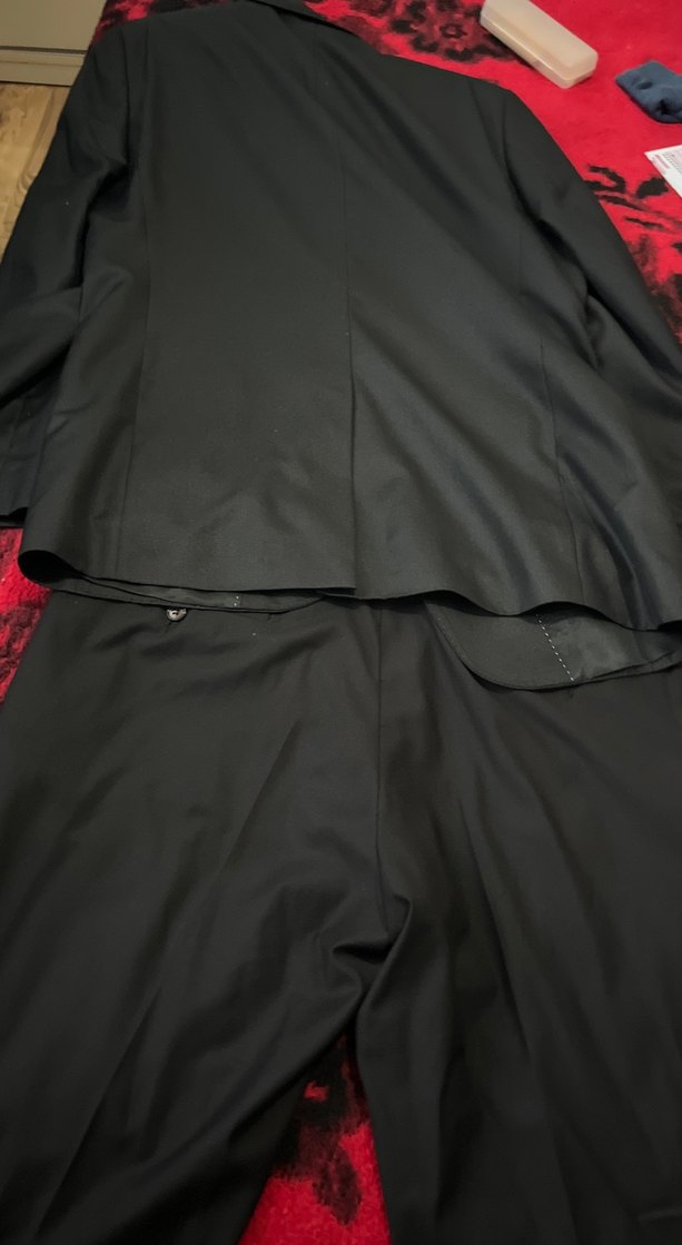 Erkek Siyah Klasik Kesim Takım Elbise - Görsel 3