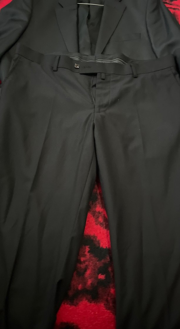 Erkek Siyah Klasik Kesim Takım Elbise - Görsel 2