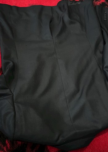 Erkek Siyah Düğmeli Takım Elbise Ceket - Görsel 3