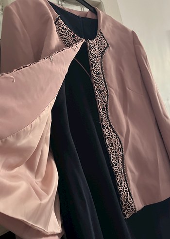 Pembe İş Kadını Kadın Takım Elbise - Görsel 2