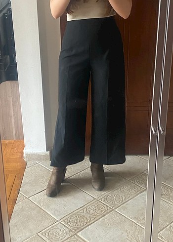 Zara kumaş pantolon siyah - Görsel 2