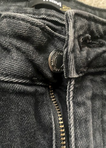 Siyah Flare Jean - Görsel 3