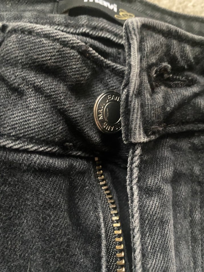 Siyah Flare Jean - Görsel 3