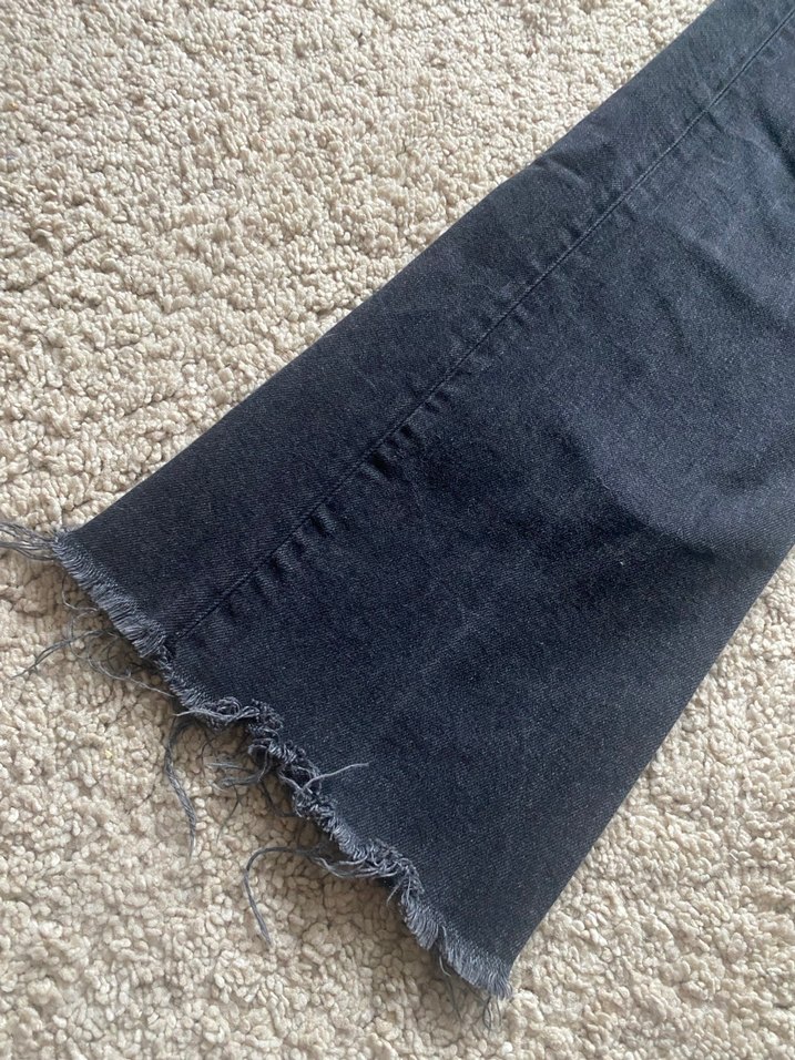 Siyah Flare Jean - Görsel 2