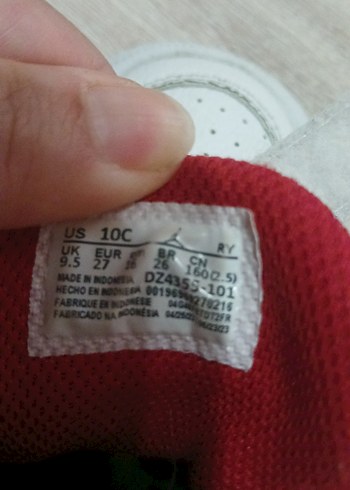 27 Beden beyaz Renk Beyaz Erkek Çocuk Spor Ayakkabı Velcro