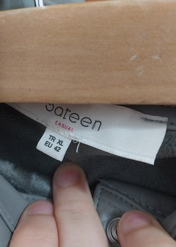 Saten Gri Düğmeli Uzun Kollu Kadın Gömlek