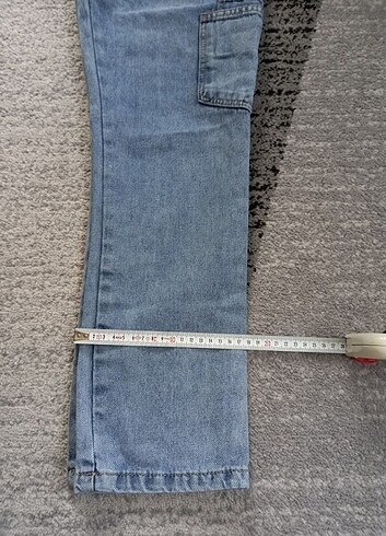 10 Yaş Beden mavi Renk Lcw Kız Çocuk Kargo Jean