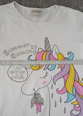 Lcw Kız Çocuk Unicorn Tshirt  - Görsel 5