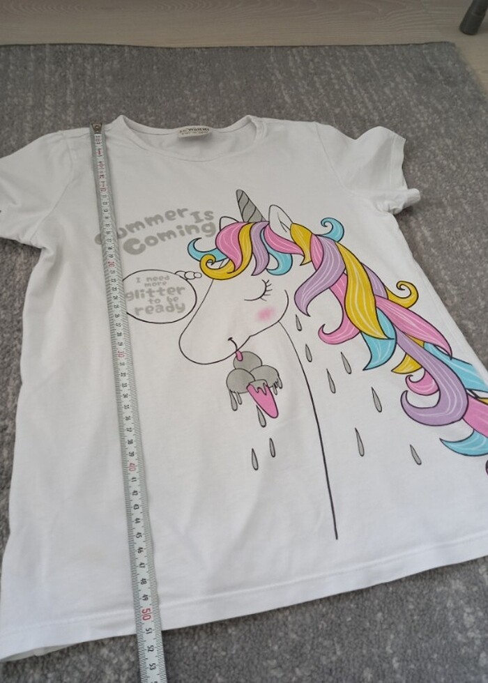 Lcw Kız Çocuk Unicorn Tshirt  - Görsel 4