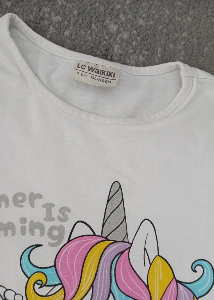 Lcw Kız Çocuk Unicorn Tshirt  - Görsel 3