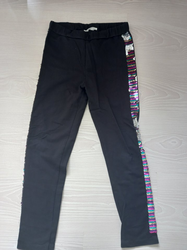 Defacto Kız Çocuk Renkli Payetli Tayt - Görsel 3