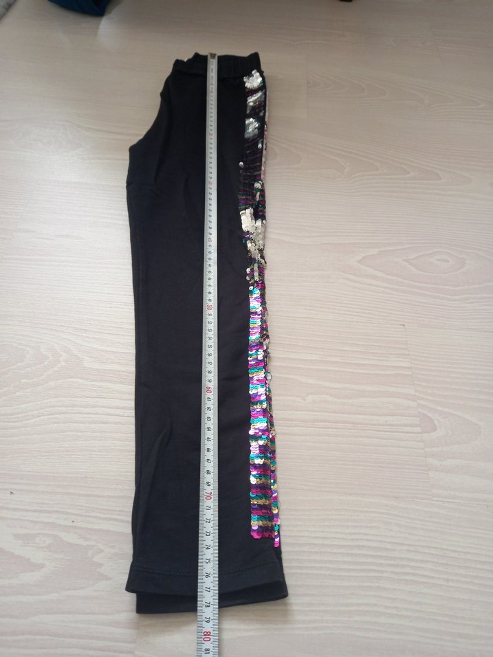 Defacto Kız Çocuk Renkli Payetli Tayt - Görsel 4