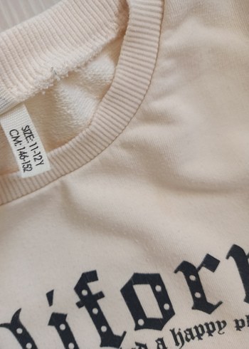 Defacto Kız Çocuk Crop Sweatshirt - Görsel 2