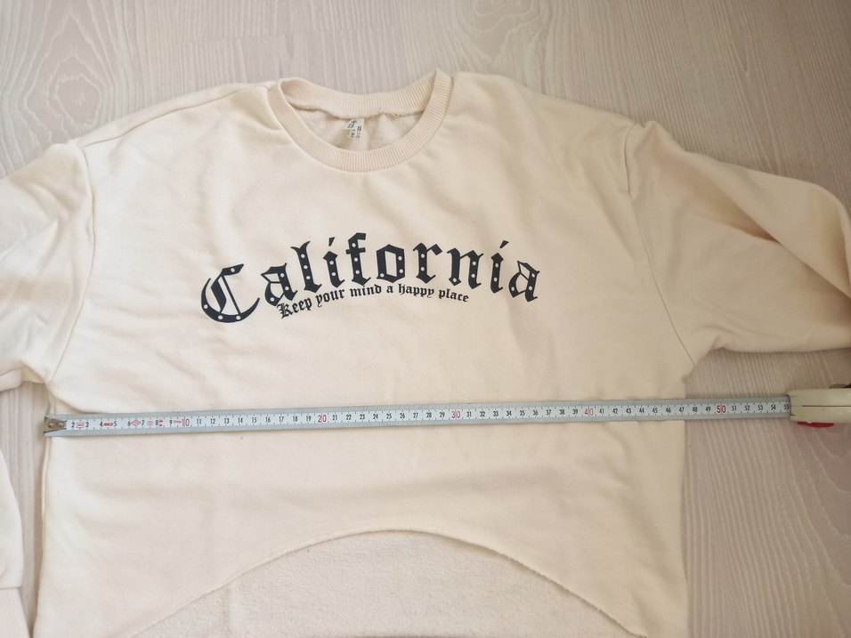 Defacto Kız Çocuk Crop Sweatshirt - Görsel 3