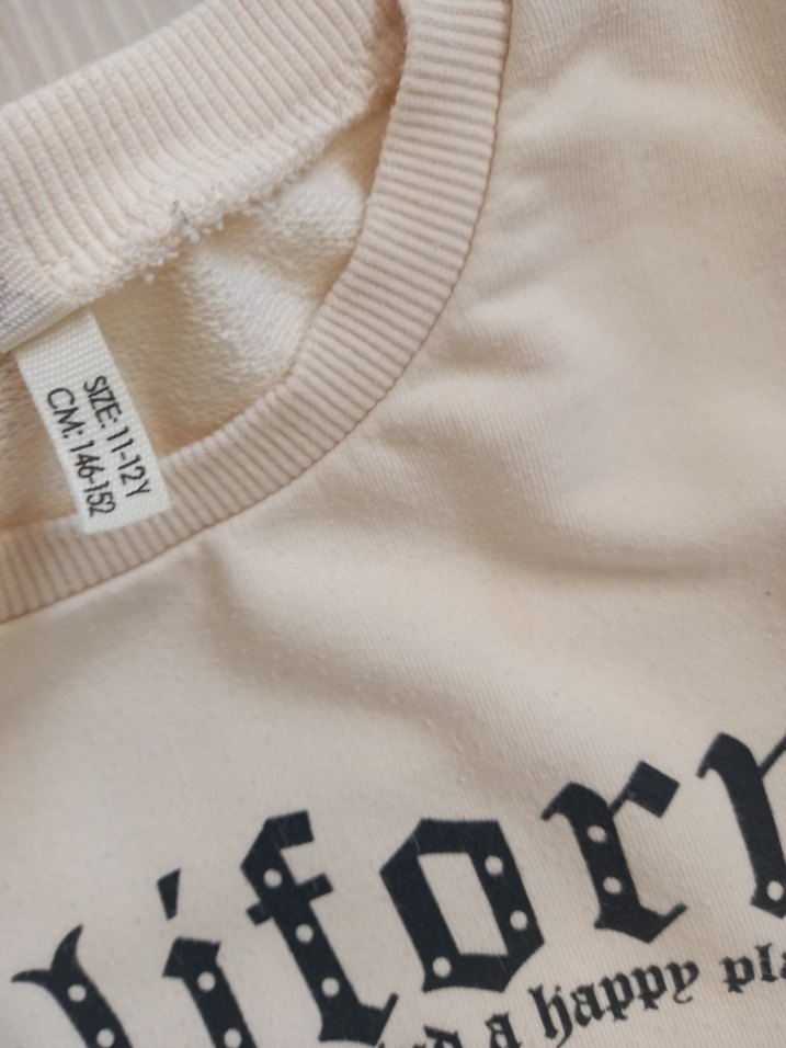 Defacto Kız Çocuk Crop Sweatshirt - Görsel 2