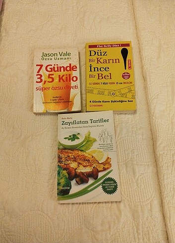 Diyet Detox Yemek tarifleri kitabı 3lü 