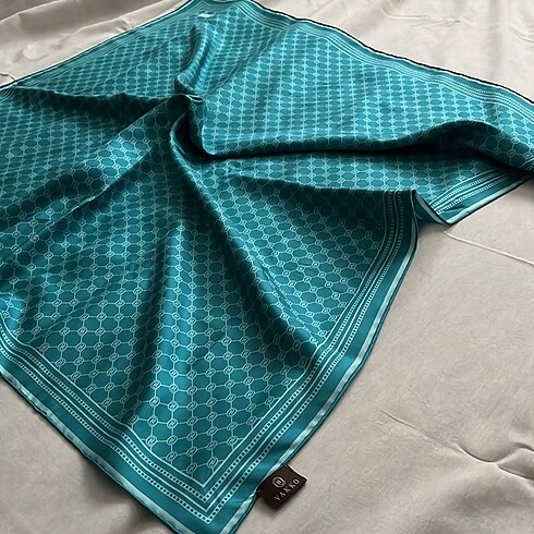  Beden turkuaz Renk Orjinal twill ipek