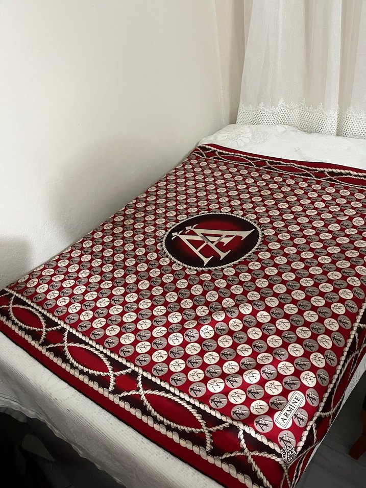 Twill ipek eşarp - Görsel 2