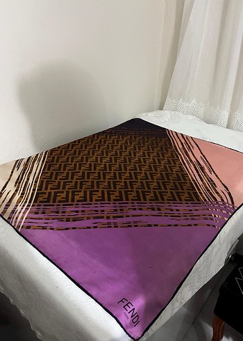 Kadın Çok Renkli Drapeli Şal - Görsel 2