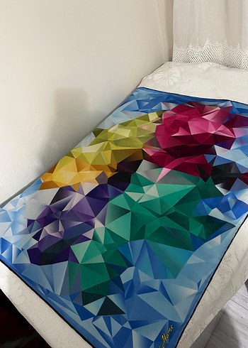 Renkli Kadın Fular - Görsel 3