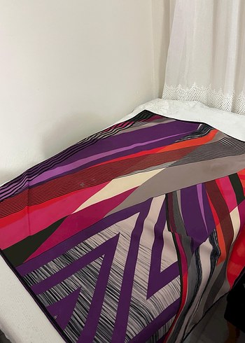 Twill ipek eşarp - Görsel 2