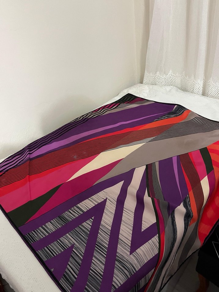 Twill ipek eşarp - Görsel 2