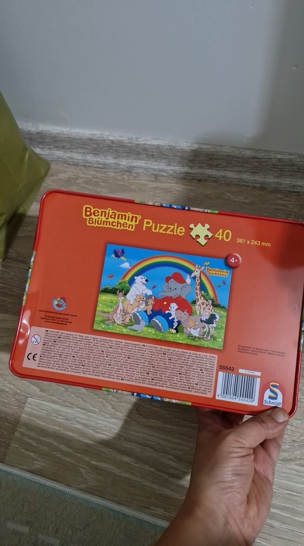 Renkli Benjamin Blümchen Çocuk Yapbozu - Görsel 3