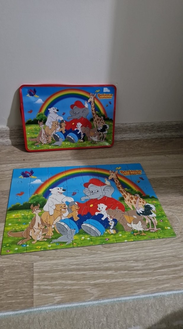 Renkli Benjamin Blümchen Çocuk Yapbozu - Görsel 4