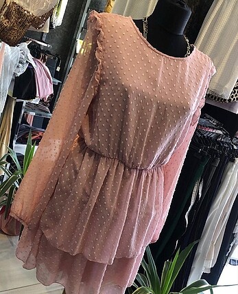 Zara Pembe elbise