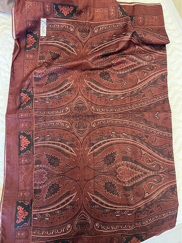 Beden bordo Renk Bordo desenli şal