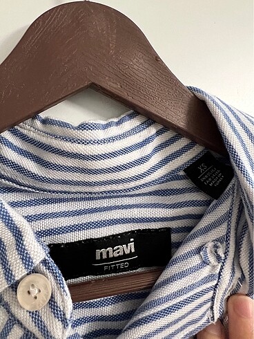 Mavi Jeans Mavi marka çizgili erkek gömlek