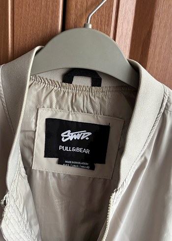 pull and bear bomber ceket - Görsel 5