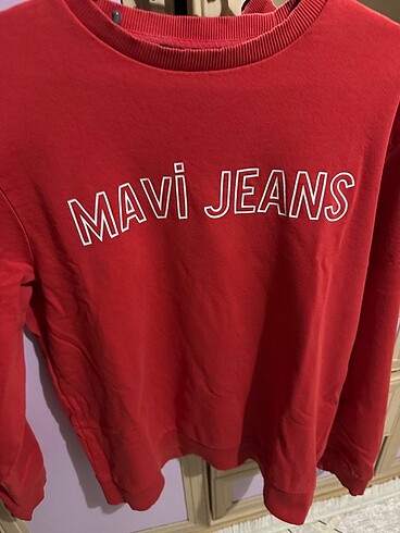 m beden mavi sweatshirt