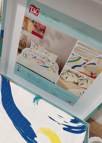 Taç tek kişilik pike takımı - Görsel 2