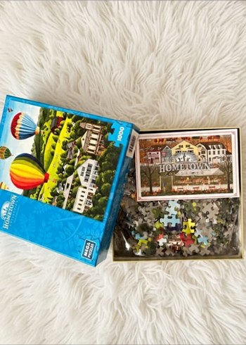 1000 Parça Renkli Hometown Puzzle
