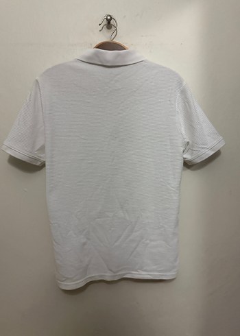 Erkek Beyaz Kısa Kollu Polo Tişört - Görsel 3