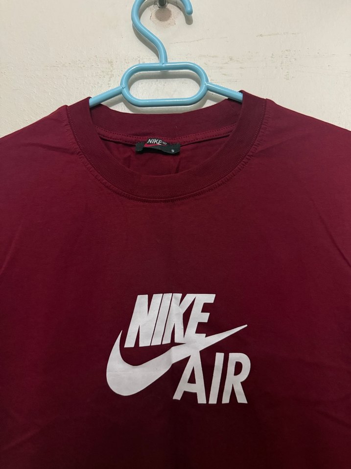 Bordo Nike Air Erkek Tişört - Görsel 2