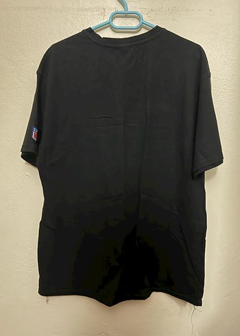 Siyah Biker Tişörtü Raiders Baskılı - Görsel 2