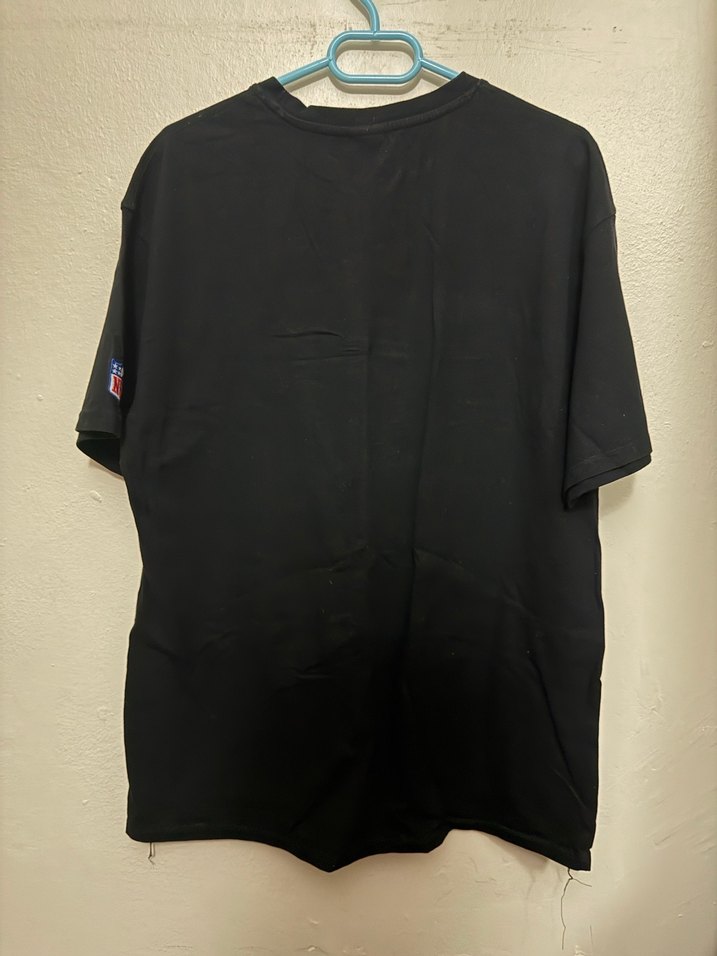 Siyah Biker Tişörtü Raiders Baskılı - Görsel 2