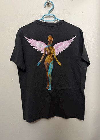 Erkek Siyah Nirvana Baskılı Tişört - Görsel 3