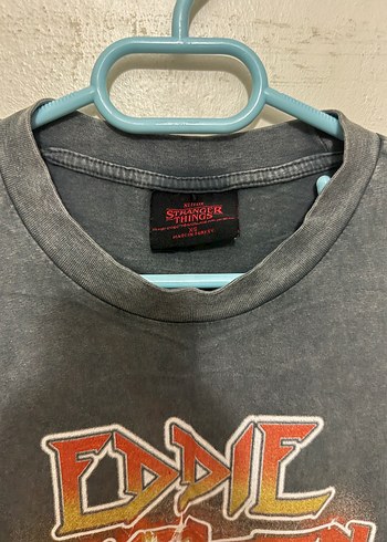 Gri Rock Punk Baskılı Erkek Tişört - Görsel 2