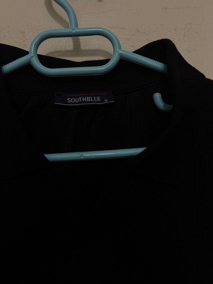 Erkek Siyah Kısa Kollu Polo Tişört - Görsel 2