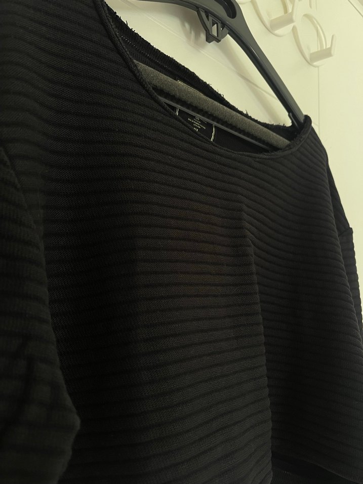 Crop uzun kollu - Görsel 2