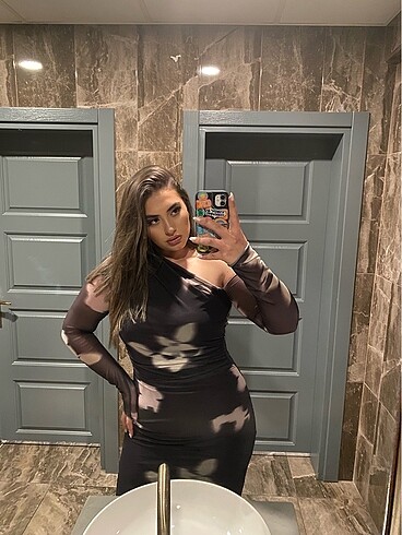 Zara Midi boy kalem elbise
