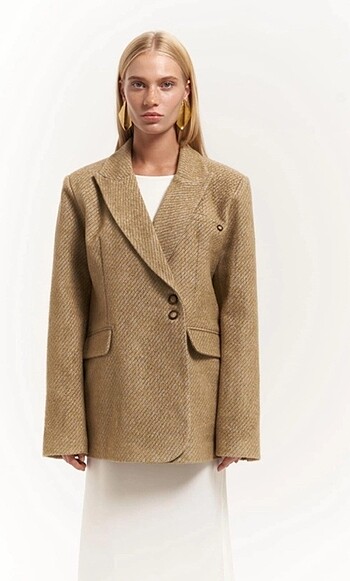 Mai antika Hardal blazer