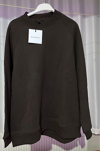 Diğer Manuka oversize basıc sweatshırt